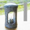 Small Tombstone Granite This candle holder complements both Japanese and Western Made of granite in a classic white Easy to set no construction [For