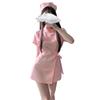 Sexy Uniform Nurse Free Dress Seduction Pure Desire Pink Female Hip Skirt Set