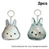 Rabbit Hair Storage Box Pendant Keychain Pet Hair Keepsake Box Pet Memorial Collection Box Bag Pendant Diy Decoration Gift