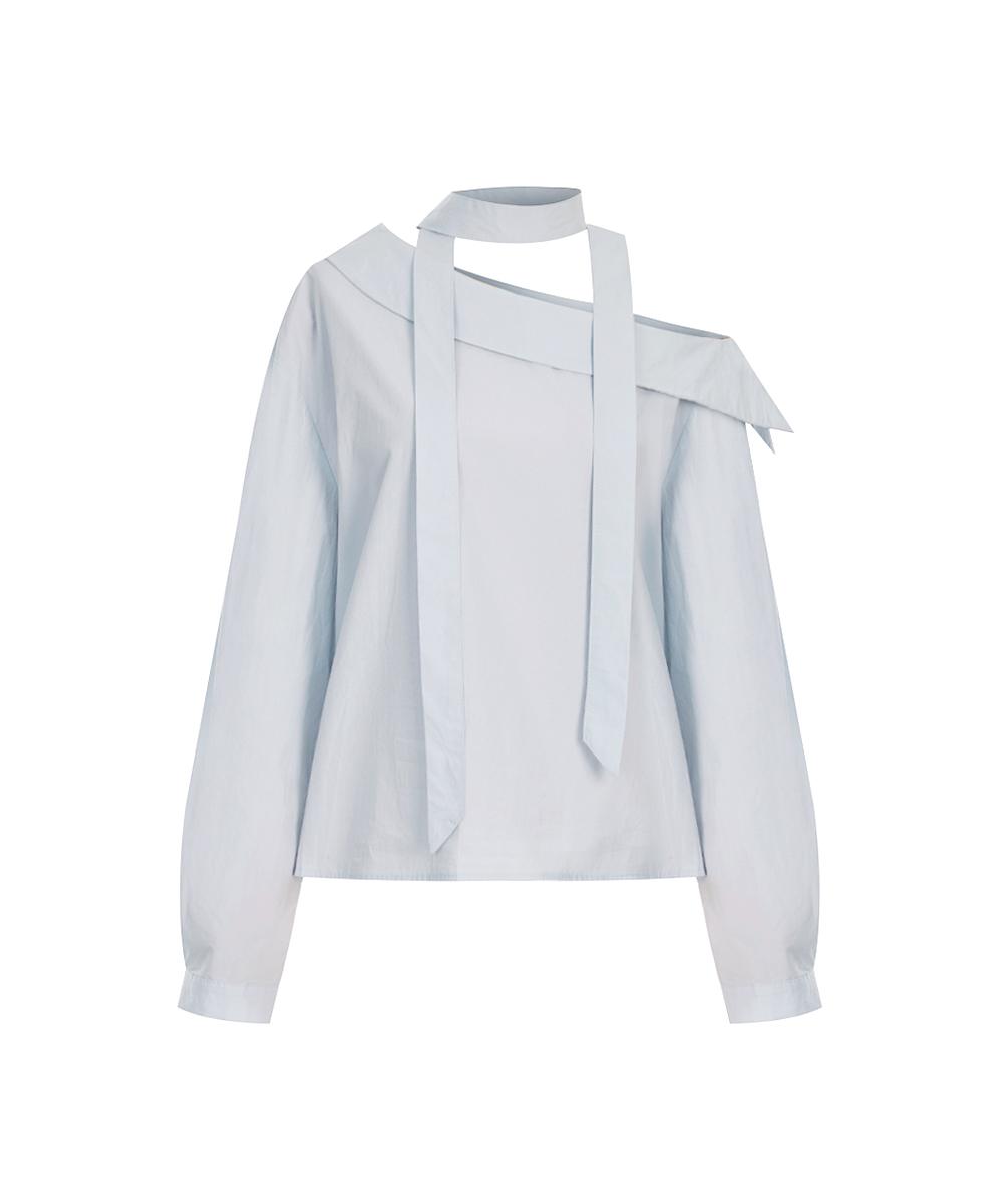 Page Flynn Strap-Off-Shoulder Blouse_P6Abl033C Sky Blue/Free