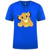 The Lion King Simba Funny Tee Shirt Mens Casual Loose Harajuku T Shirts Cotton Cartoon Print T-Shirt Disney Anime Men Tops