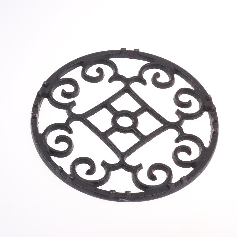 Non-Slip Cast Iron Trivet For Gas Stove - Durable Pot Holder, Decorative Kitchen Accessory For Enhanced Cooking Safety