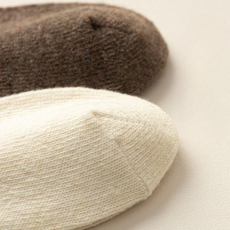 3 Paar Wollsocken für Damen und Herren zum Warmhalten im Herbst und Winter. Herren-Kniestrumpf mit Fleece und verdicktem Kaschmir, lange Socken