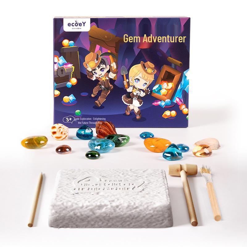 Archaeological Gem Adventure: Children s Treasure Hunt & Educational Digging Toy