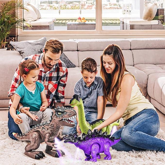 Dinozaury T-Rex Zabawka Świeci Ryczy Chodzi Interaktywny Realistyczny
