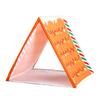 Gingerbread Christmas Tent for Kids 45" X 33" Brown Christmas Sleepover Tent Gingerbread House Play Tent for Home Indoor Xmas Holiday Party Decor