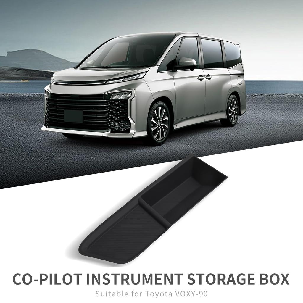 ZUNDUO Toyota New Noah Voxy 90 Series Exclusive Passenger Seat Open Tray Storage Box January 2022 to Current VOXY NOAH 90 Storage Tray Glove Box Noah