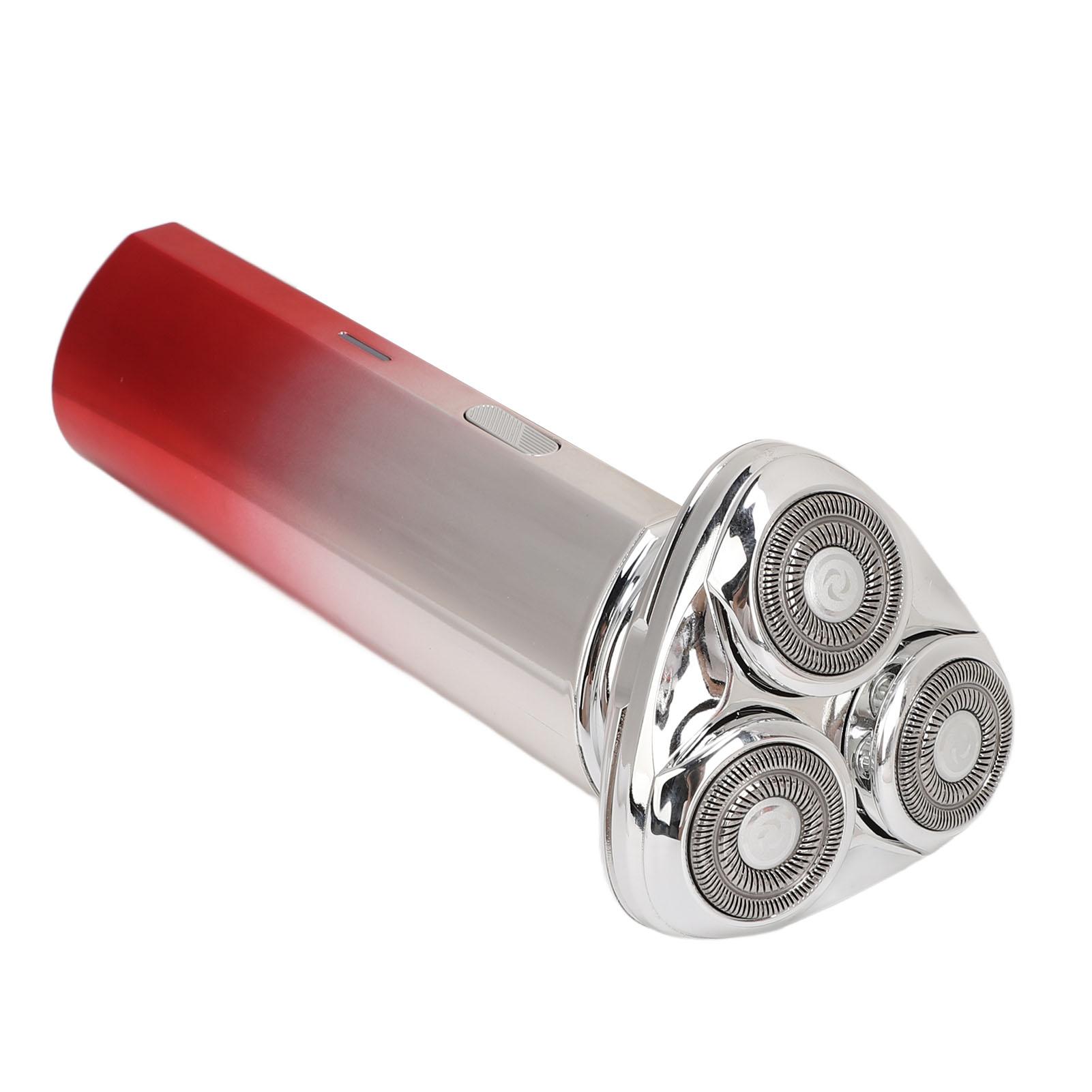 

Электрический триммер для бороды Тройная сетка Магнитная всасывающая головка клиппера Портативный USB Перезаряжаемый Высокий