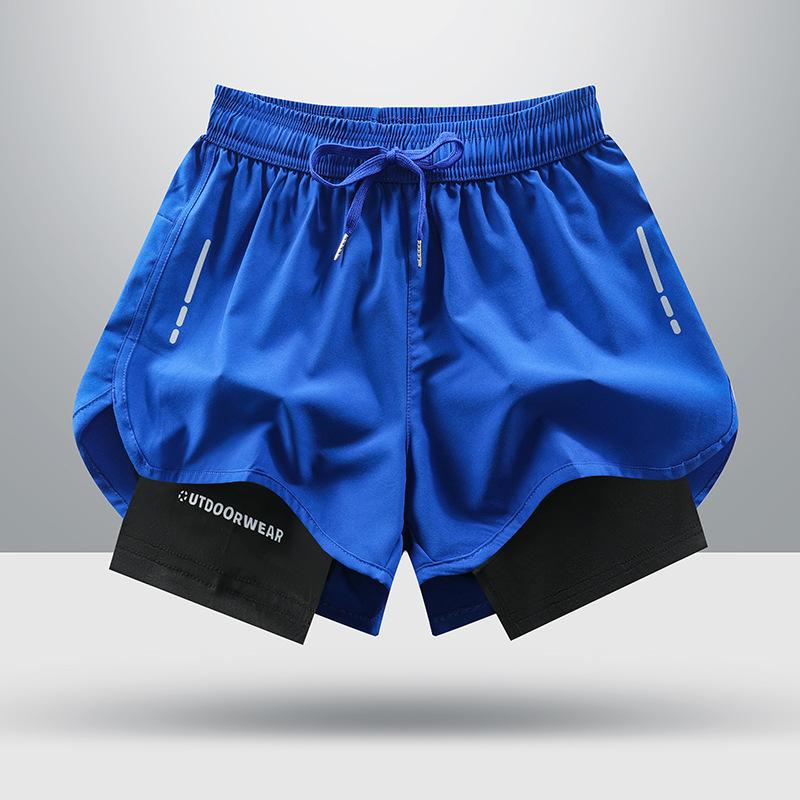Men Training Gym Shorts 2 In 1 Basketball Shorts Quick Dry Sport Running  Fitness Shorts Man Sportswear