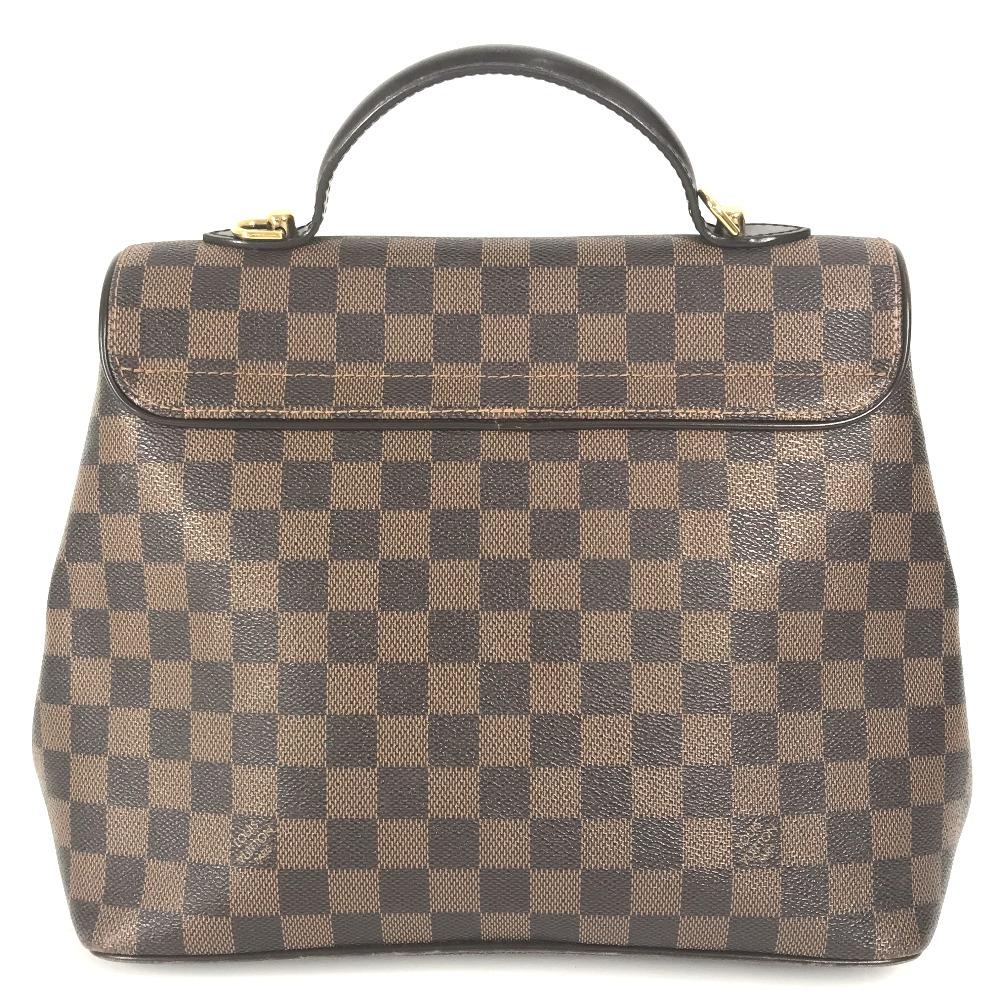 Louis Vuitton N41168 Damier Bergamo MM Bag Shoulder Bag Hand Bag Ebene Brown