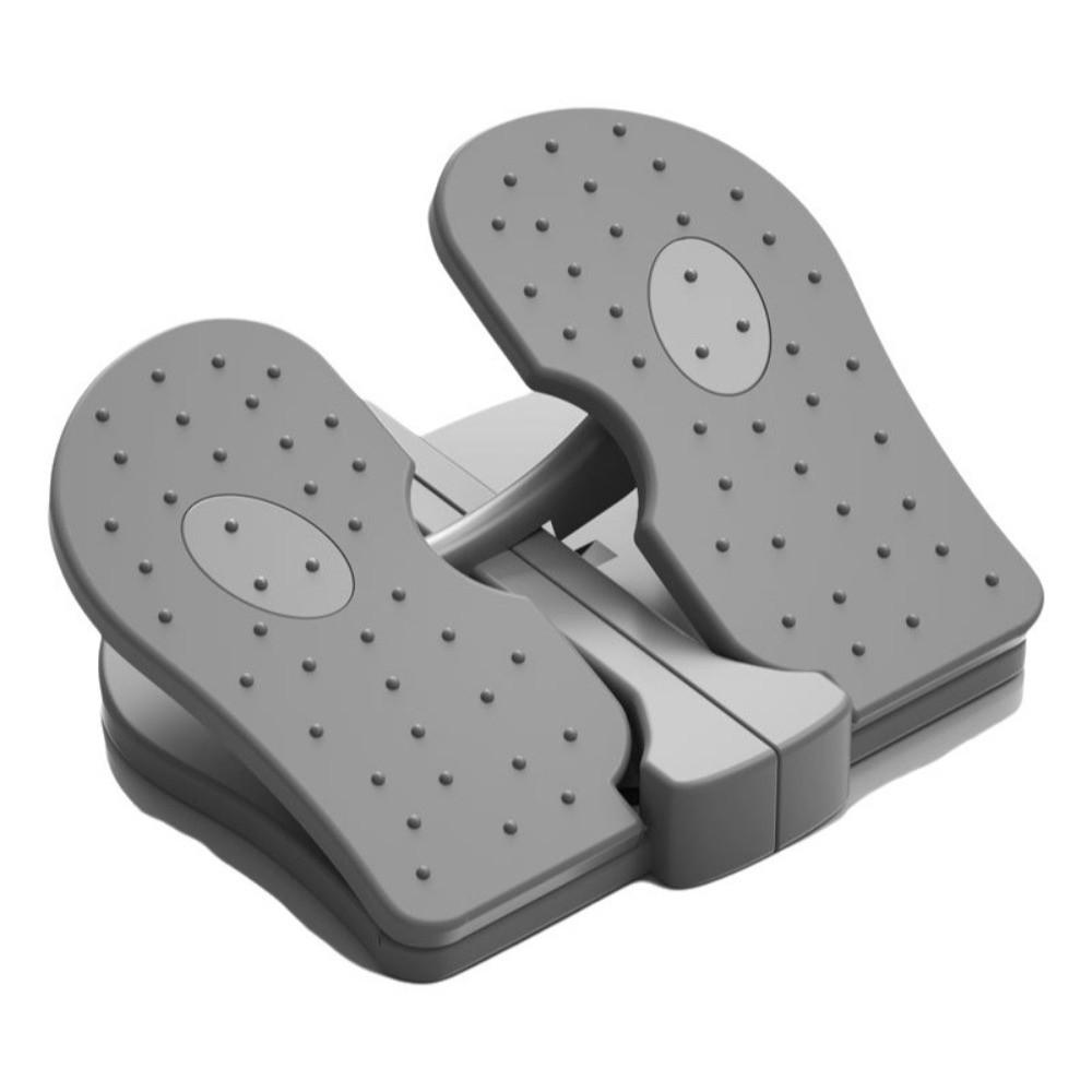 Foldable Mini Foot Pedal Treadmill Portable Mini Stepper Trainer Leg Stretch Board Gym Exercise серый