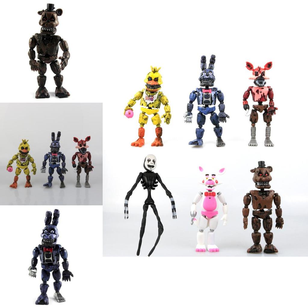 Boeiende 19cm Fnaf Five Nights At Freddy's 6 stuks Collectie Actiefiguren Voor Enthousiastelingen