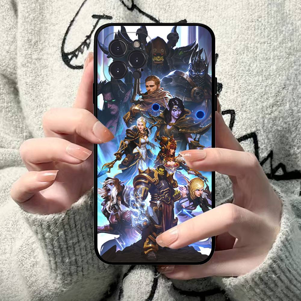 Game World Of W-Warcraftes Phone Case For IPhone 17 16 15 14 11 12 13 Mini Pro XS Max Plus Funda Shell