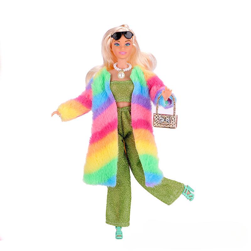 11-inch Doll Fashion Design Doll Clothes Change A Variety of Plush Coat Toys