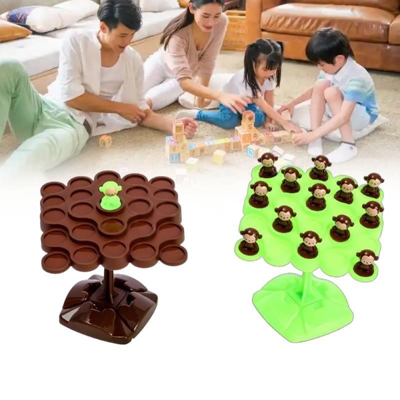 Engaging Monkey Balance Tree Two Person Interactive Balance Game Toy For Kids