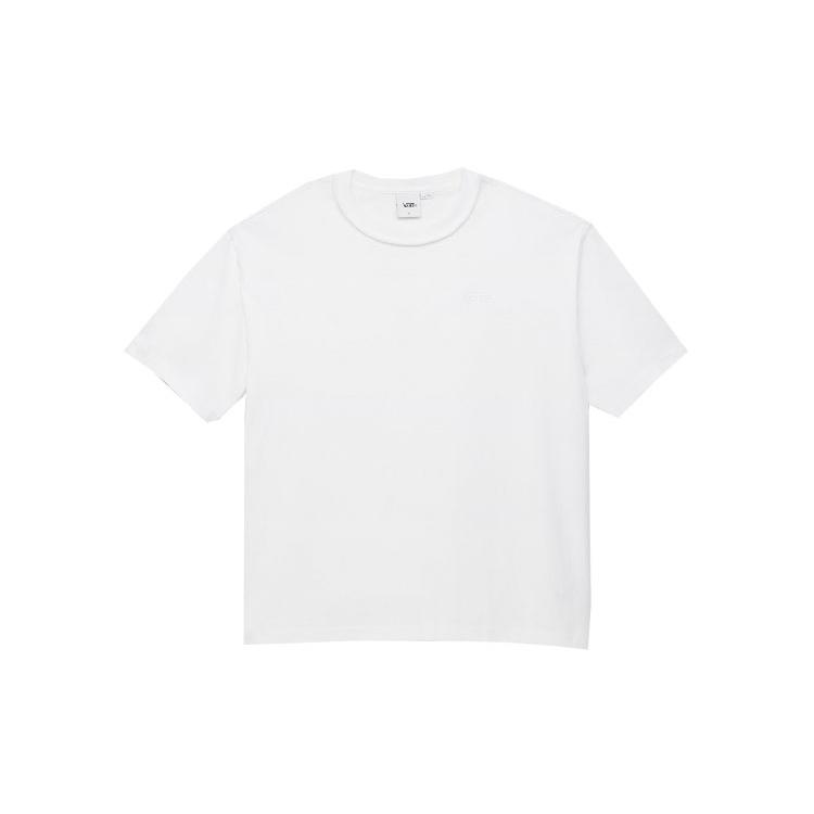 Vans logo-embroidered cotton T-shirt VN000GBYWHT XS
