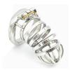 High Quality Stainless Steel Male Chastity Device Slave Cuckold Cock Bondage Cage Penis Lock Anti Masturbation Sex Toys for Men