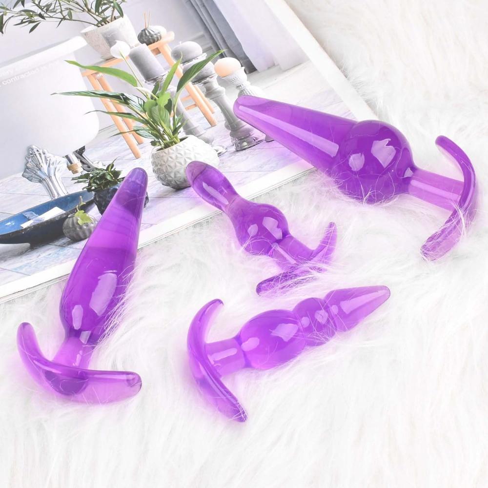 Weiche Silikon Analplugs Analkugeln Dildo Buttplug Prostata Massage Unisex Sexy Stopper Erwachsenen Sexspielzeug für Männer Frauen Erwachsenenspiele