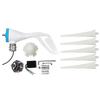 4200W 5 Blades 12V/24V S3 Wind Turbines Generator Windmill Energy Turbins Charge with Controller for Home Camp Horizontal Wind Generator