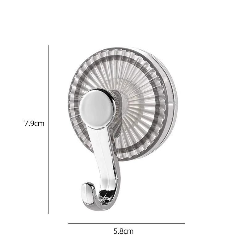 

Крючки на присосках Мощный вакуум Водонепроницаемый крючок-присоска Вешалка Ванная Кухня Полотенце Настенный крючок Держатель для хранения Домашний аксессуар 1pcs серый