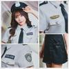 Clearstone GLOWHOLIC Cosplay Halloween Grayish Police Costume for Women, Size S, Gray