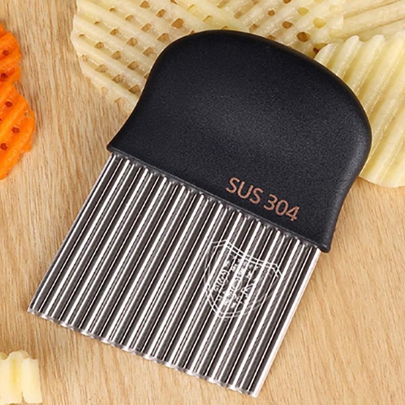 Wolf Potato Slicer Stainless Steel Corrugated Potato Slicer French Fry Cutter