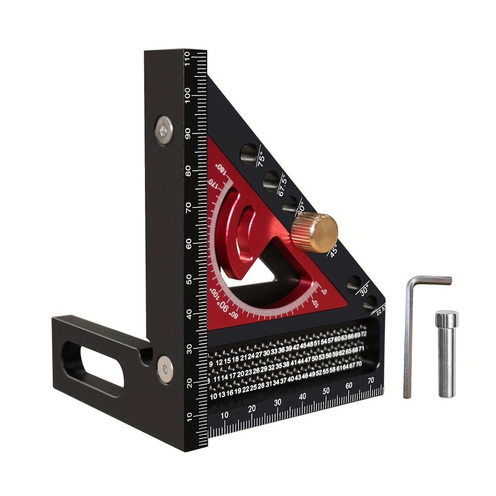 2-in-1 Upgraded Carpentry Set Square - with Small Triangle Ruler - 3D Multi-Angle Carpentry Square Protractor With Angle Tool