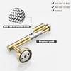 Toilet Paper Holder Towel Ring Brushed Gold Bathroom Hardware Hand Towel Holder Bathroom Accessories Set Wall Mount Stainless Steel 2 Pieces