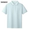 Mark Fairwhale Men's Silk Blend Color-Block Lapel Polo Shirt