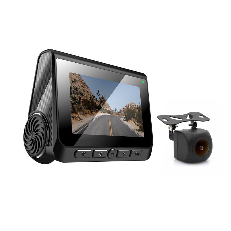 4K Dual Car DVR with GPS, WiFi, and Night Vision Dash Cam