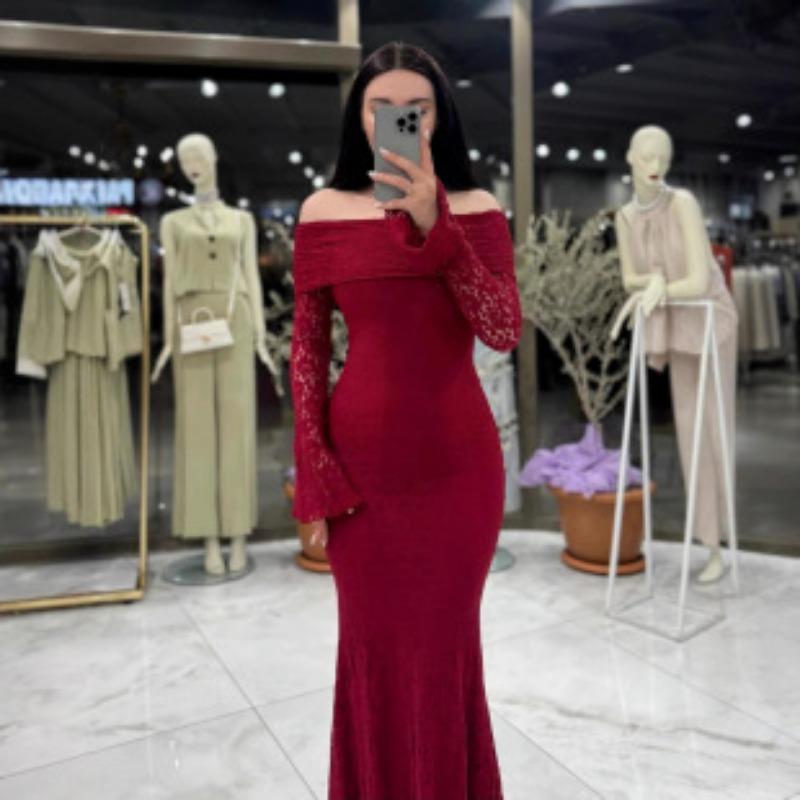 Women European Style Backless Sleeveless Lace Up Slit Slim Long Dress