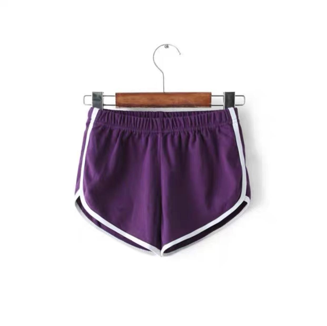 

Korean Style Summer Yoga Shorts: Lightweight, A-line, Loose Fit for Casual Wear XXL фіолетовий