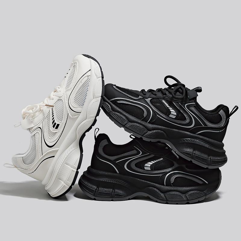 Global retro mesh breathable dad shoes 22 new high-value spring and summer heightening sports shoes