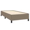 Vidaxl Bed Frame Without Mattress, Taupe, 100X200 Cm, Upholstered