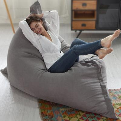 Sitzsackbezug Waschbar Einfarbig 100x140cm Wohnzimmer Liegesofa Schutzhülle