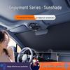 Car Windshield Sunshade: Protects & Moisturizes Interior, Shields Dashboard, Ensures Privacy. Ideal for Summer Use.