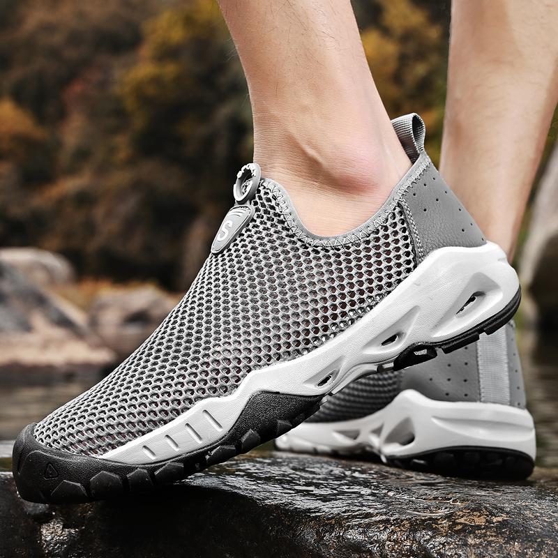 Unisex Summer Breathable Mesh Men Shoes Lightweight Men Flats Fashion Casual Male Shoes Cheap Women Shoes