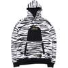 Nike Felpa con cappuccio da infilare con stampa tigre Uomo Top Bianco CQ9199-100