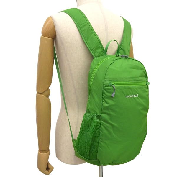 And A4 Light Pack 15 1133470 [Montbell] Men's Women's Backpack, Compatible, Foldable, Nylon, Packable, (Green (GN))