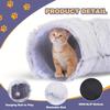 Plush Cat Nest - Ultra-Soft, Warm, Foldable, and Interactive Tunnel Channel for Pet Cats and Small Dogs, Washable and Easy To Store