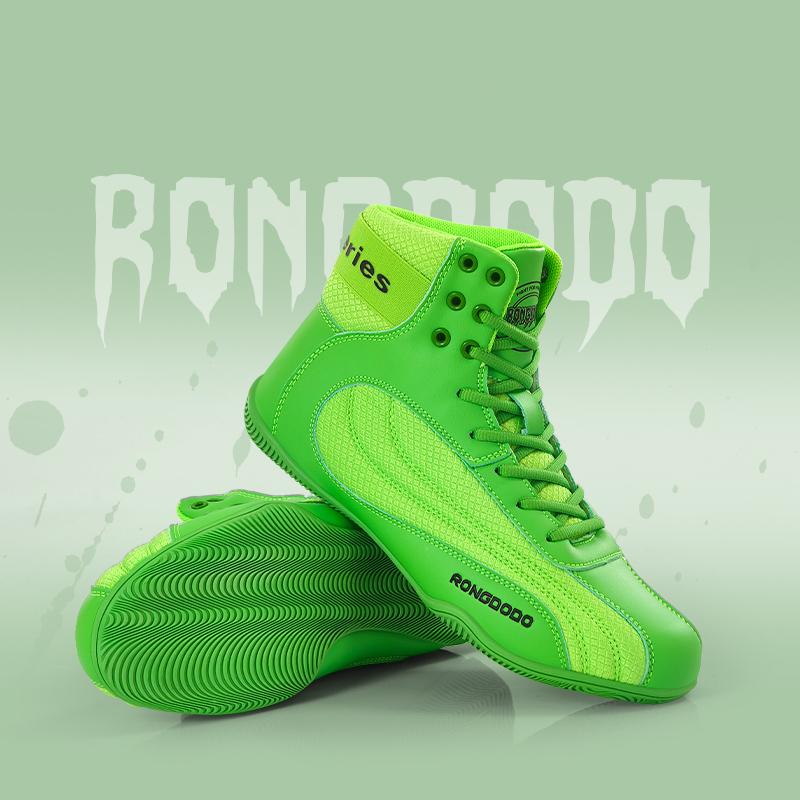 Nuove Scarpe da Pugilato Allenamento Combattimento Arti Marziali Fitness Esercizio Scarpe Sanda High Top Ammortizzanti Scarpe da Wrestling