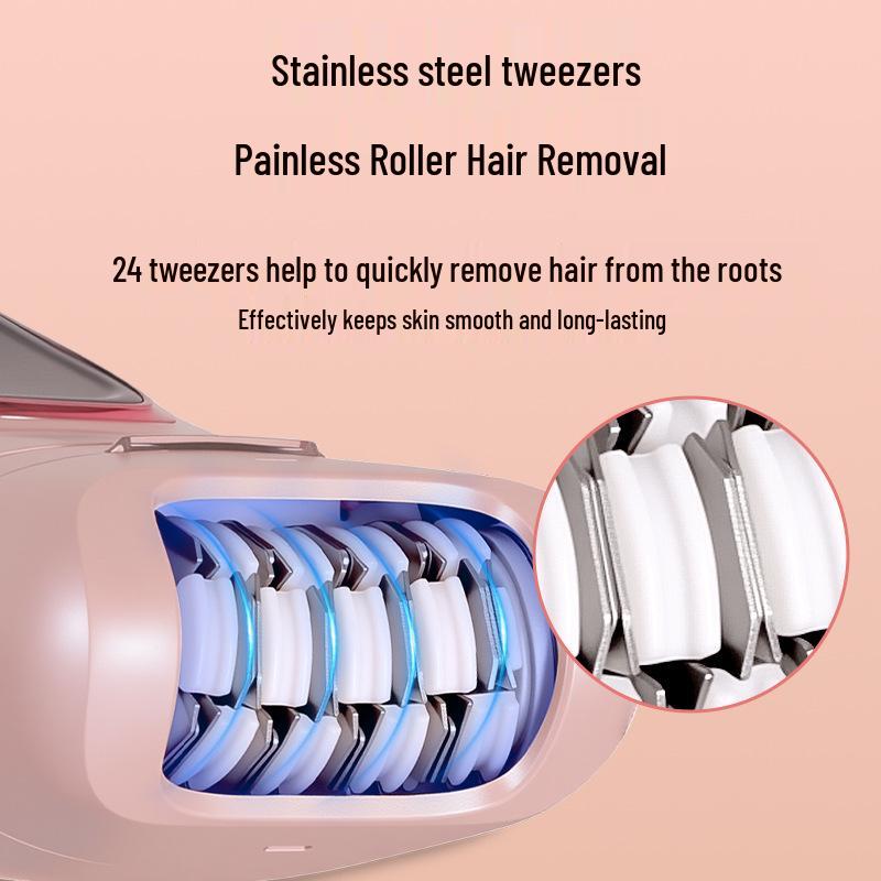 Hatteker 5-in-1 Epilierer & Trimmer Set für Frauen für Achseln, Beine und Intimbereiche.