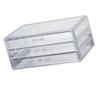 Organisateur de Maquillage en Acrylique Polyvalent Grande Capacité Boîte de Rangement à Tiroirs Transparente pour Coiffeuse Salle de Bain