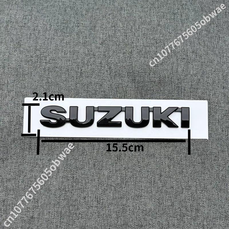 For SUZUKI car  Emblem Hood Letter Emblem personality Rear tail trunk Decals badge sticker Decal styling auto Accessories