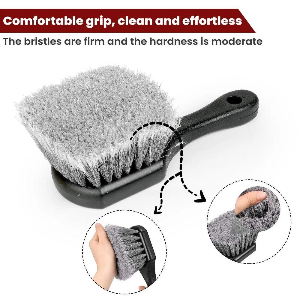 Car Tire Wheel Rim Cleaning Brush Detailing Brushes Wash Towel Kit Universal Wheel Tire Cleaning Accessories