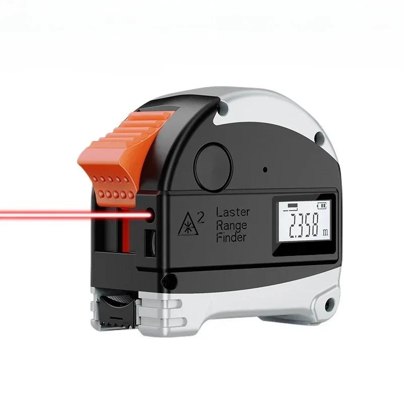 New Multifunctional Laser Rangefinder, Digital Electronic Ruler, Infrared Measurement, High-precision Steel Tape Measure Tool