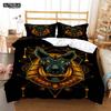 Alte Ägypten Myth Anubis HD Printed Bedding Queen Bedding Set Soft And Comfortable Personality Customized King Size Bedding Set
