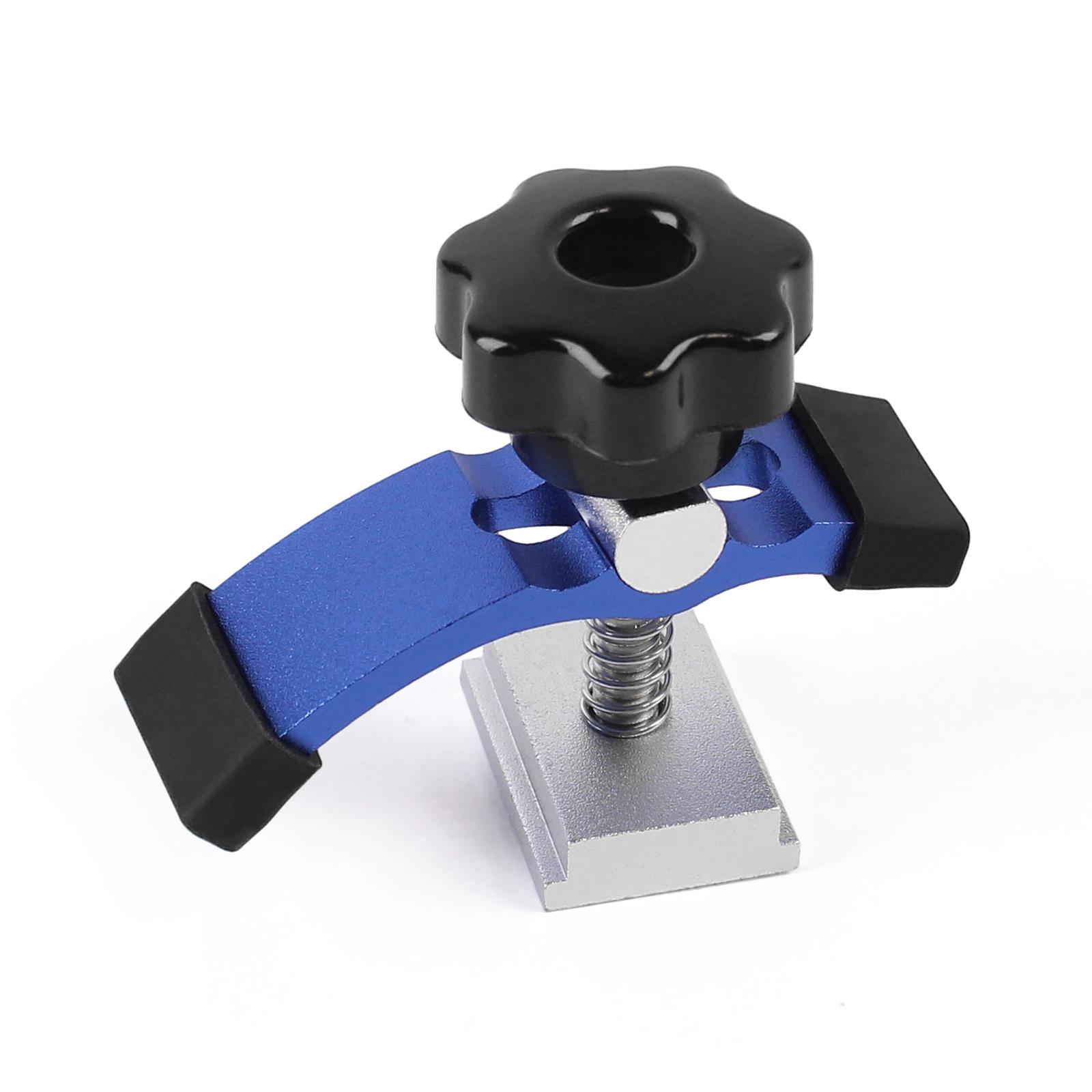 

1/2Pc Quick Acting T-Track Hold Down Clamp with T Silder Aluminum Alloy Woodworking Clamps Jig for Routers Drill Presses CNC