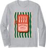 Sardines Tinned Fish Retro Graphic Summer Cool Love Long Sleeve Tshirt