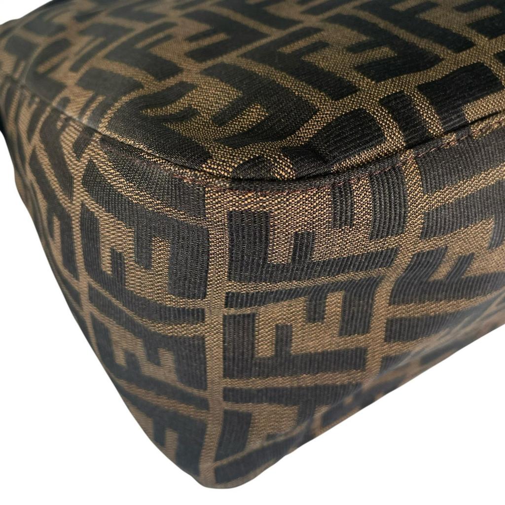 Fendi Zucca Handbag Brown Women Used